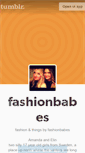 Mobile Screenshot of fashionbabes.tumblr.com