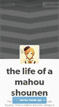 Mobile Screenshot of mahou-shounen.tumblr.com