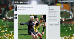 Desktop Screenshot of abbywambach20.tumblr.com
