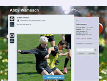 Tablet Screenshot of abbywambach20.tumblr.com