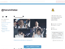 Tablet Screenshot of harumihatae.tumblr.com