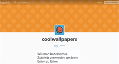 Desktop Screenshot of coolwallpapers.tumblr.com