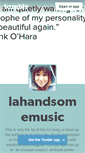 Mobile Screenshot of lahandsomemusic.tumblr.com