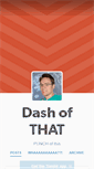 Mobile Screenshot of dashofthat.tumblr.com