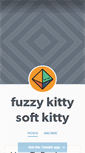 Mobile Screenshot of fuzzykittysoftkitty.tumblr.com