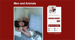 Desktop Screenshot of menandanimals.tumblr.com