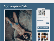 Tablet Screenshot of myunexploredside.tumblr.com