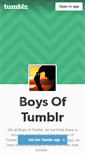 Mobile Screenshot of boysof.tumblr.com