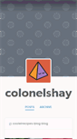 Mobile Screenshot of colonelshay.tumblr.com