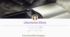 Desktop Screenshot of libertariandiary.tumblr.com