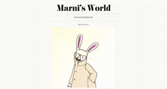 Desktop Screenshot of marnisworld.tumblr.com