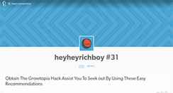 Desktop Screenshot of heyheyrichboy.tumblr.com