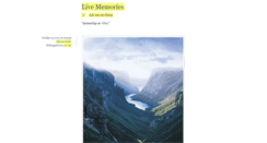 Desktop Screenshot of live-memories.tumblr.com