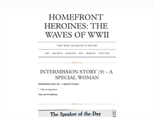 Tablet Screenshot of homefrontheroines.tumblr.com