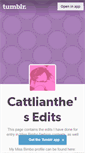 Mobile Screenshot of cattlianthe.tumblr.com