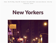 Tablet Screenshot of newyorkersunposed.tumblr.com