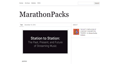 Desktop Screenshot of marathonpacks.tumblr.com