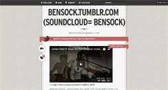 Desktop Screenshot of bensock.tumblr.com