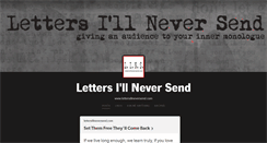 Desktop Screenshot of lettersinsend.tumblr.com