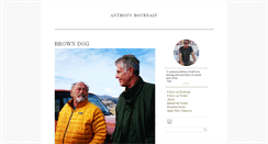 Desktop Screenshot of anthonybourdain.tumblr.com