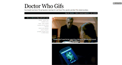 Desktop Screenshot of doctorwhogifs.tumblr.com