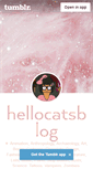 Mobile Screenshot of hellocatsblog.tumblr.com