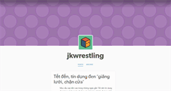 Desktop Screenshot of jkwrestling.tumblr.com