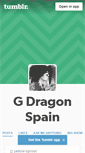 Mobile Screenshot of gdragonspain.tumblr.com