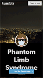 Mobile Screenshot of phantomlimbsyndrome.tumblr.com