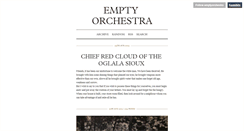 Desktop Screenshot of emptyorchestra.tumblr.com