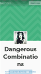 Mobile Screenshot of dangerouscombinations.tumblr.com