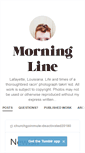 Mobile Screenshot of morningline.tumblr.com