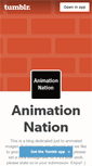Mobile Screenshot of animation-nation.tumblr.com