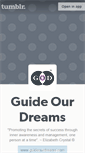 Mobile Screenshot of guideourdreams.tumblr.com