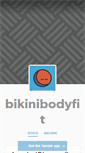 Mobile Screenshot of bikinibodyfit.tumblr.com
