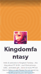 Mobile Screenshot of kingdomfantasy.tumblr.com