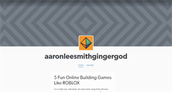 Desktop Screenshot of aaronleesmithgingergod.tumblr.com