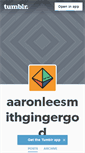 Mobile Screenshot of aaronleesmithgingergod.tumblr.com