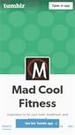 Mobile Screenshot of madcoolfitness.tumblr.com