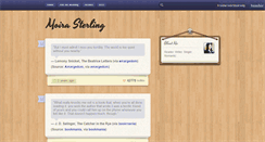Desktop Screenshot of moirasterling.tumblr.com