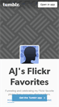 Mobile Screenshot of ajflickrfav.tumblr.com