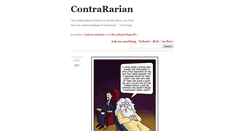 Desktop Screenshot of contrararian.tumblr.com
