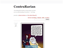Tablet Screenshot of contrararian.tumblr.com