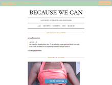 Tablet Screenshot of becausewecandoit.tumblr.com