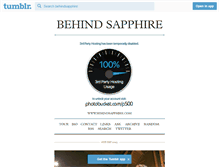Tablet Screenshot of behindsapphire.tumblr.com