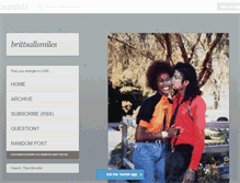 Tablet Screenshot of brittsallsmiles.tumblr.com