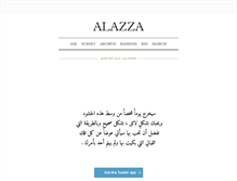 Tablet Screenshot of alazza.tumblr.com