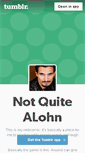 Mobile Screenshot of alohn.tumblr.com