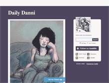 Tablet Screenshot of dailydannibydei.tumblr.com