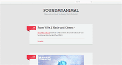 Desktop Screenshot of foundmyanimal.tumblr.com